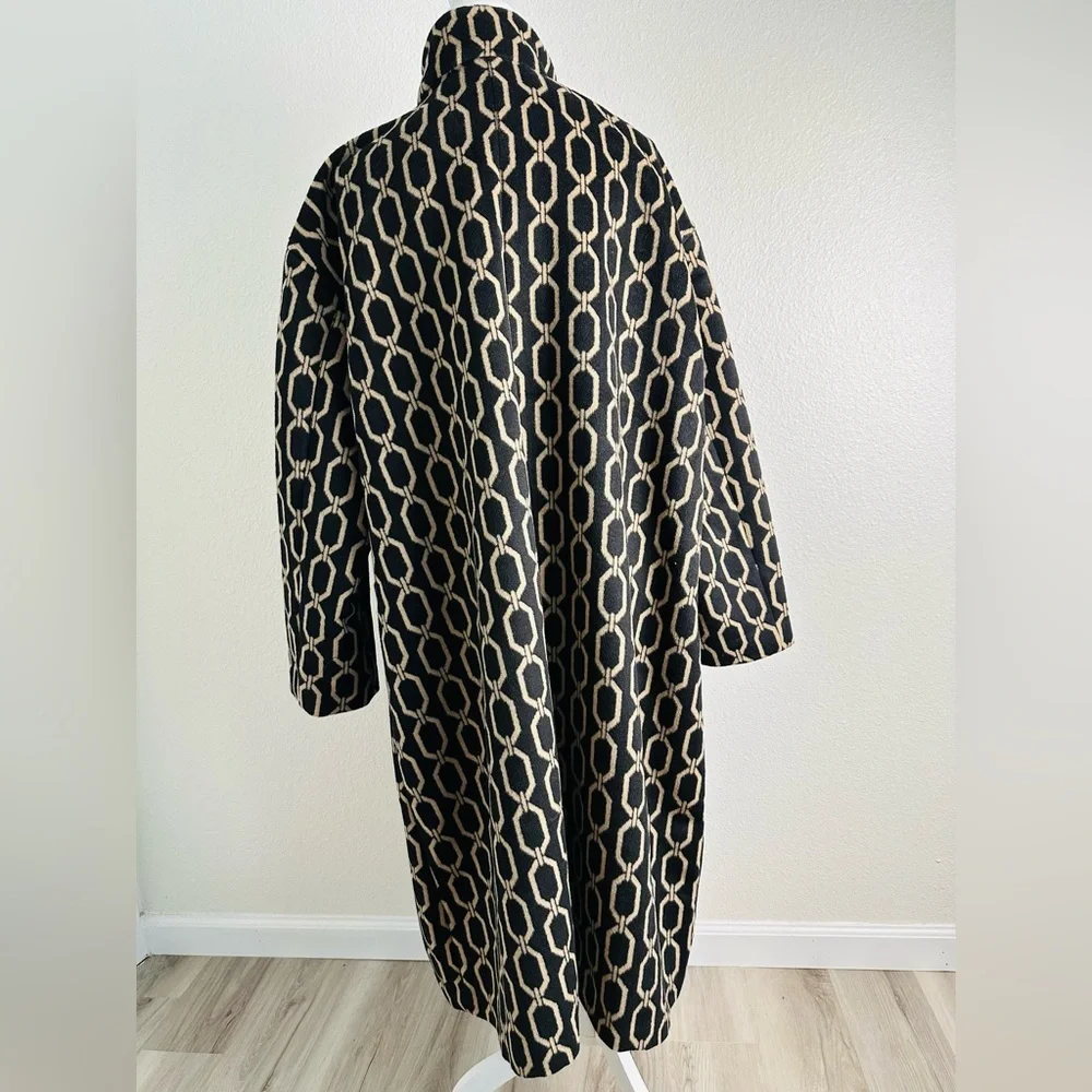 Ann Taylor Link Wool Blend Stand Collar Overcoat Size XXL - Picture 6 of 13